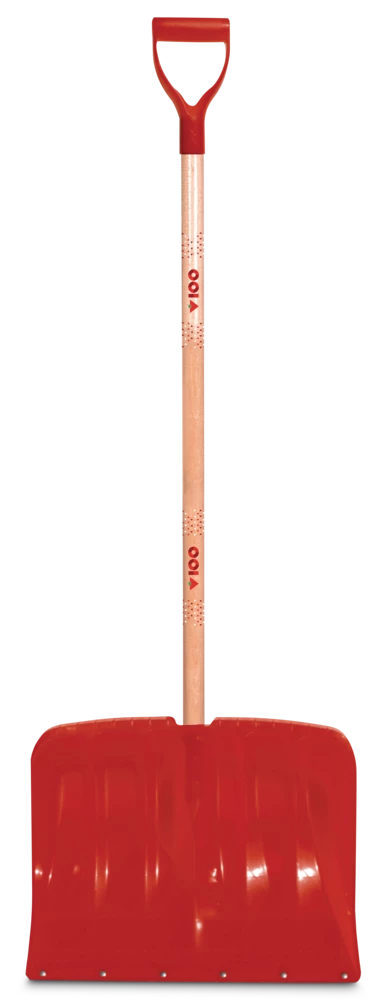 Yardworks Heritage Heavy Duty Snow Scoop Shovel With Nylon Wear Strip, 19-in, CT100 Edition