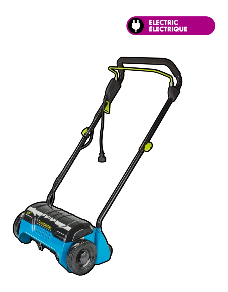 Yardworks GLR120CU 14-in 10A Electric Corded 4000 RPM Dethatcher - Image 5