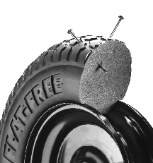 Yardworks 16-in Flat-Free Ribbed Wheelbarrow Replacement Wheel/Tire