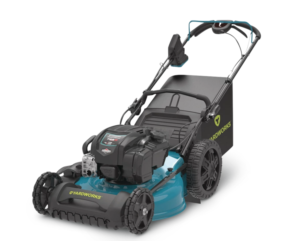 Yardworks EZ Steer 163cc Briggs & Stratton Gas Mower. PWR POD Battery Start - Image 2