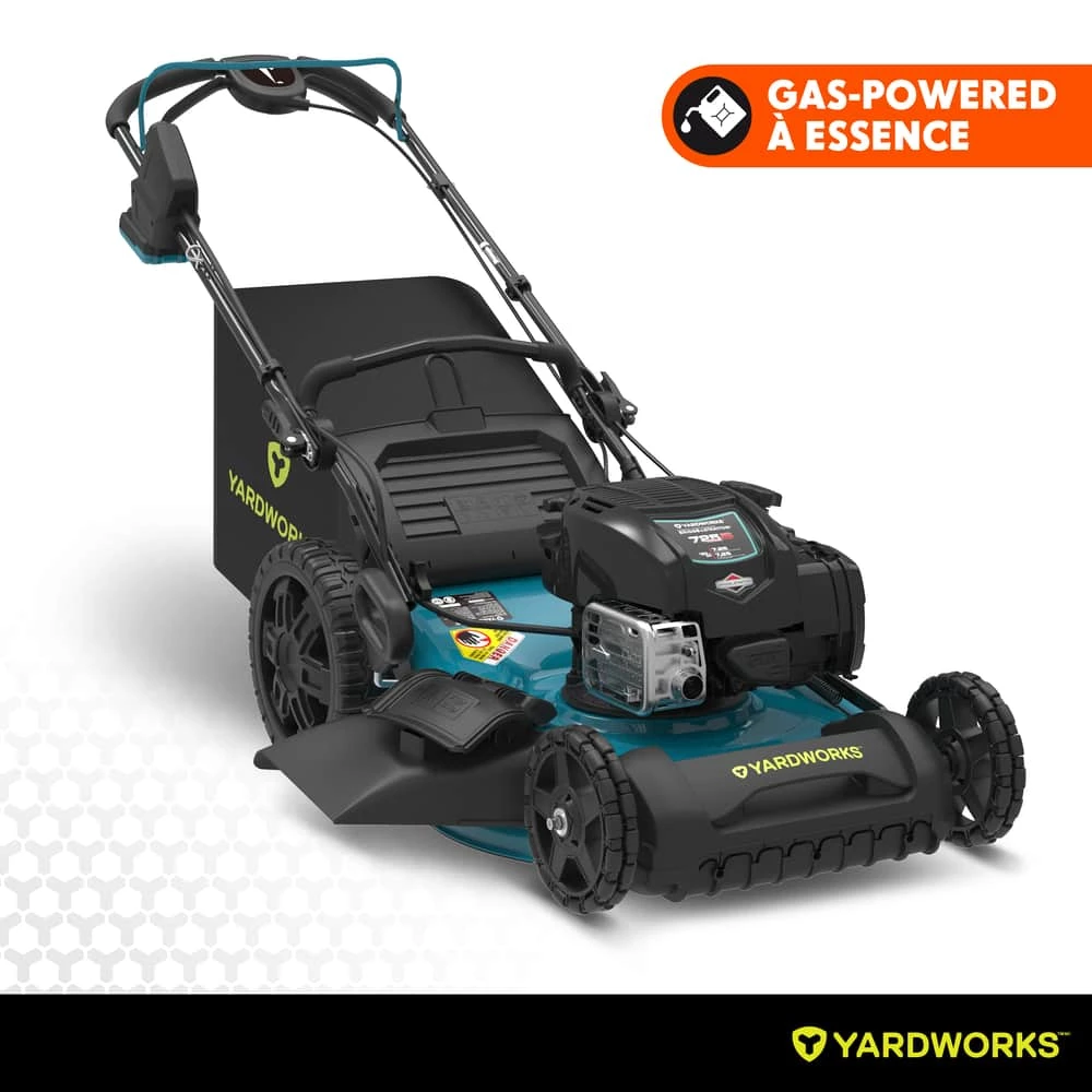 Yardworks EZ Steer 163cc Briggs & Stratton Gas Mower. PWR POD Battery Start - Image 9