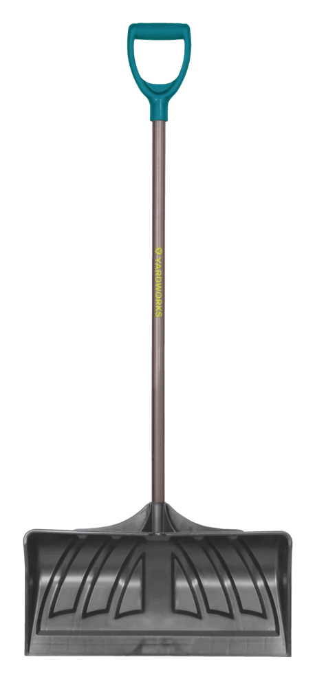 Yardworks Lightweight Fibreglass Snow Pusher Shovel, 24-in