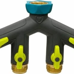 Yardworks 4-Way Zinc Shut-Off Valve