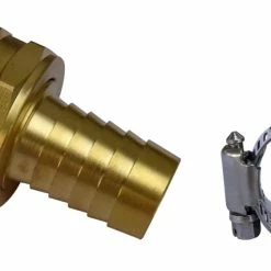 Yardworks 5/8-in Brass Female End Garden Hose Mender