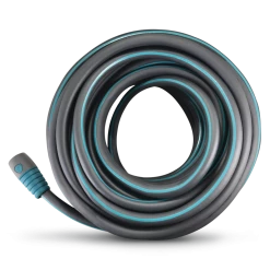 Yardworks Dry Seal Heavy-Duty PVC Hose With Grips, 50-ft
