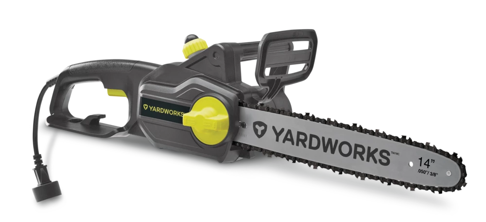 Yardworks 9 Amp Electric Corded Chainsaw, 14-in