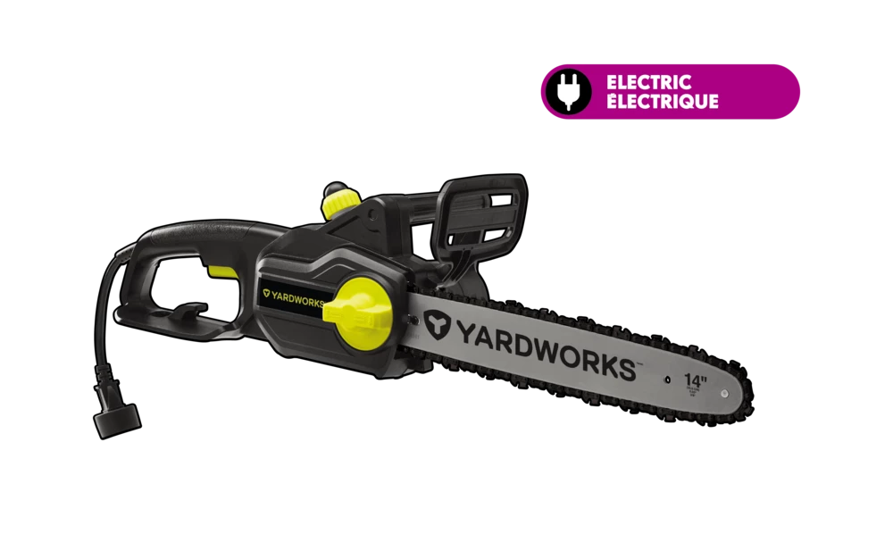 Yardworks 9 Amp Electric Corded Chainsaw, 14-in - Image 8