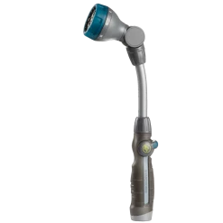 Yardworks Dry Seal 8-Pattern Thumb Control Garden Watering Wand/Hose Nozzle, 16-in