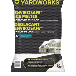 Yardworks Envirosafe™ Ice Melt Bag, Less Harmful To Surfaces, Vegetation, And Pets, 20-kg