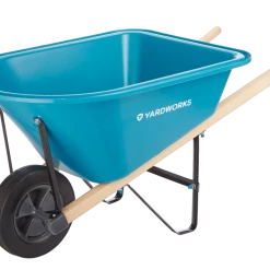 Yardworks Plastic Tray 1-Wheel Kids Wheelbarrow