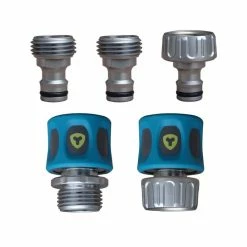 Yardworks Metal Quick Connect Starter Set, 5-pc