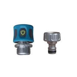 Yardworks Metal Quick Connect Tap Set, 2-pc