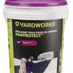 Yardworks PawProtect™ Ice Melt Pail, Fast-Acting, Less Harmful If Ingested, 11-3kg