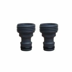 Yardworks Plastic Quick Connect Accessory Adapter, 2-pk