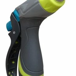 Yardworks Aluminium Alloy Adjustable Rear-Trigger Garden Water Hose Pistol Nozzle