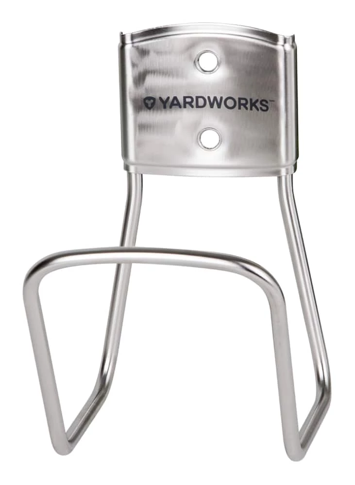 Yardworks Stainless Steel Garden Hose Hanger/Holder, 125-ft