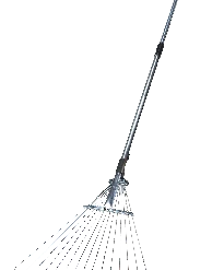 Yardworks 7 To 21-in Wide Metal Adjustable-Tine Telescopic Leaf Rake, 32 To 63-in Aluminum Shaft