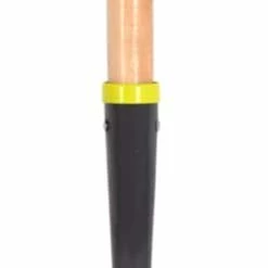 Yardworks Tempered-Steel Round-Point Short-Handle D-Grip Shovel, 27-in Wooden Shaft