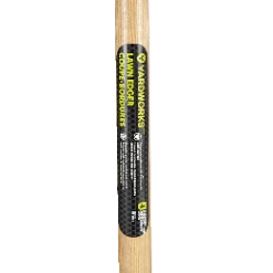 Yardworks Tempered-Steel D-Grip Lawn Edger, 31-5/8-in Wooden Shaft